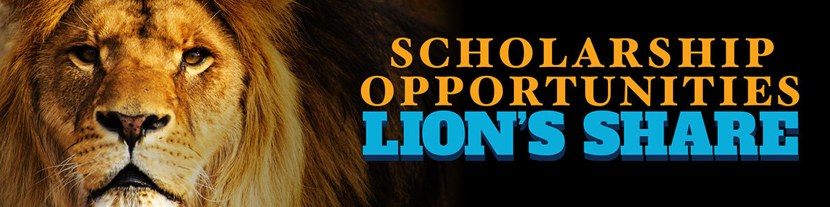 Lions Share Scholarship Banner